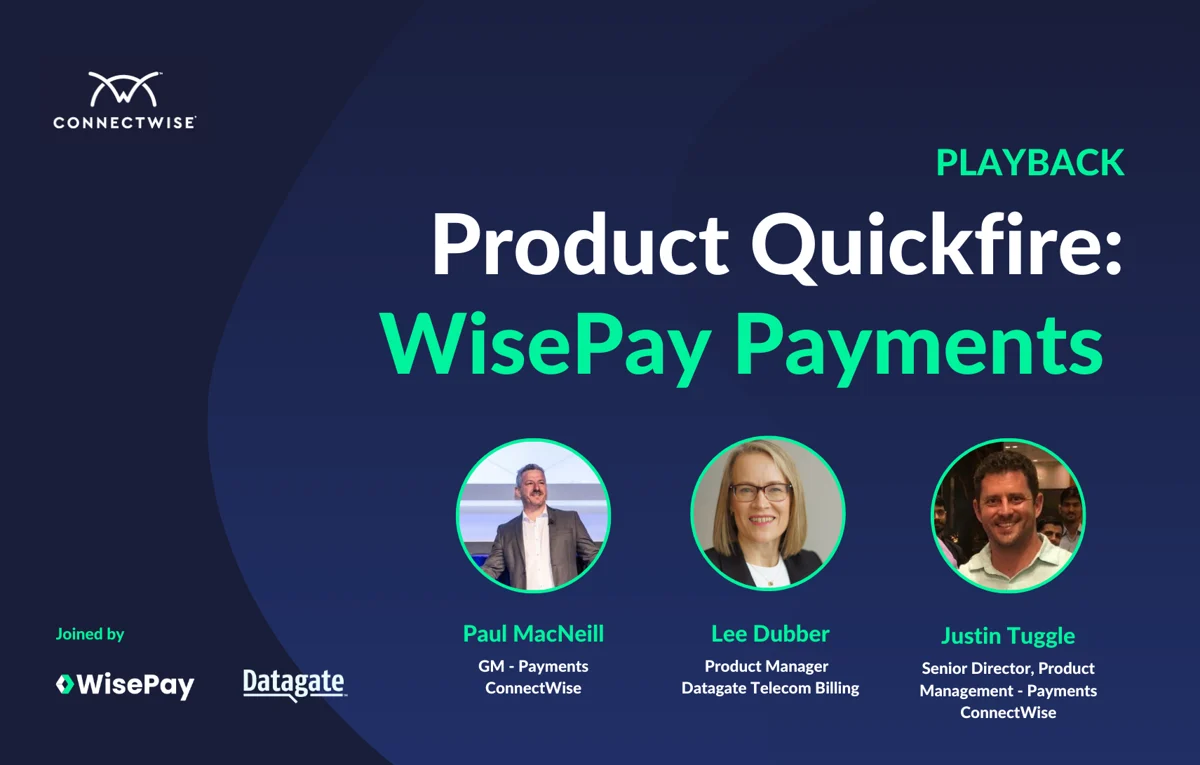 Product Quickfire: New to WisePay - Playback | WisePay